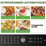 NutriChef Four air fryer 32 L, vue 3, en miniature