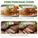 NutriChef Four air fryer 32 L, vue 4, en miniature