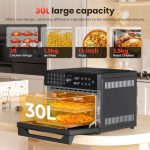 Ortosud Four air fryer 30 L, vue 4, en miniature