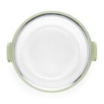 Plat rond en verre Lékué pour air fryer, vue 3, en miniature