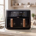 Princess Airfryer Double 9 L, vue 2, en miniature