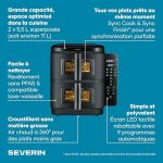 Severin S-Fry Duo Stack, vue 2, en miniature
