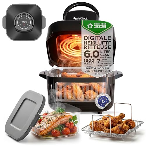 TurboTronic AFG6 Glass 6 L, vue 1