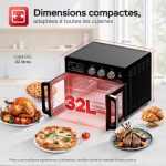 TurboTronic Four air fryer 32 L, vue 2, en miniature