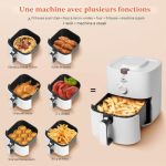 Uten Air fryer 4 L, vue 4, en miniature
