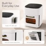 XYCFMDFTZ Mini four air fryer 15 L, vue 2, en miniature