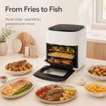 XYCFMDFTZ Mini four air fryer 15 L, vue 4, en miniature